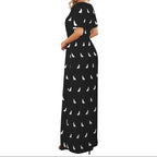 ANTIBrand Bats on Repeat Maxi Dress with Pockets