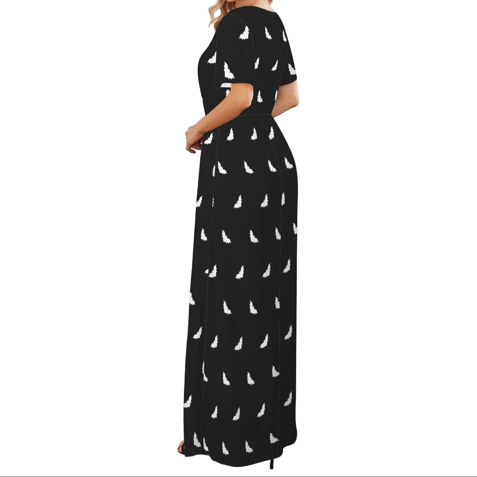 ANTIBrand Bats on Repeat Maxi Dress with Pockets