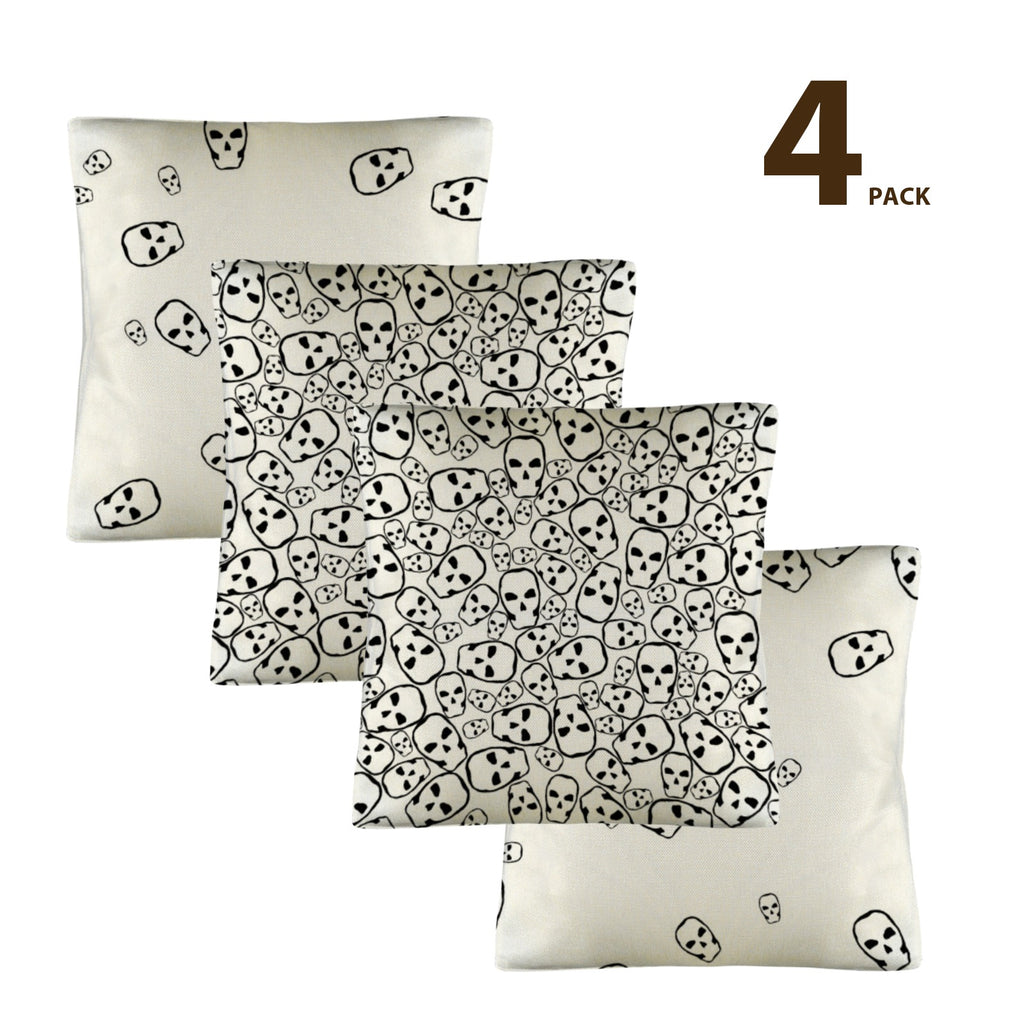 Really Tumbling Skulls Cushions Set of 4