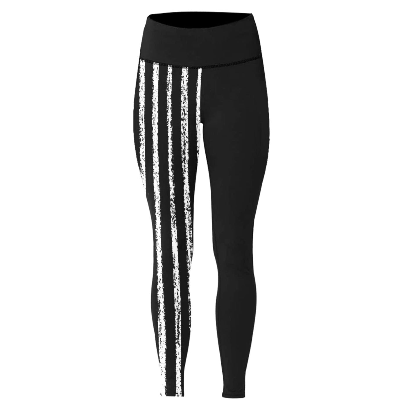 ANTIBrand high‑waisted leggings with rough white stripe design
