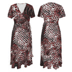 ANTIBrand Basilisk Skin Wrap Dress