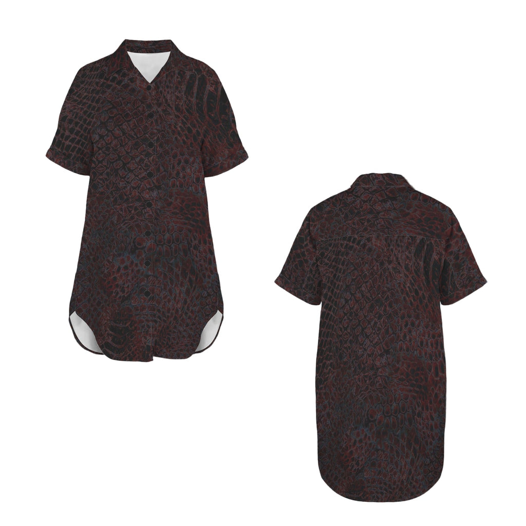 ANTIBrand Shedding Skin Wyvern Skin Shirt Dress
