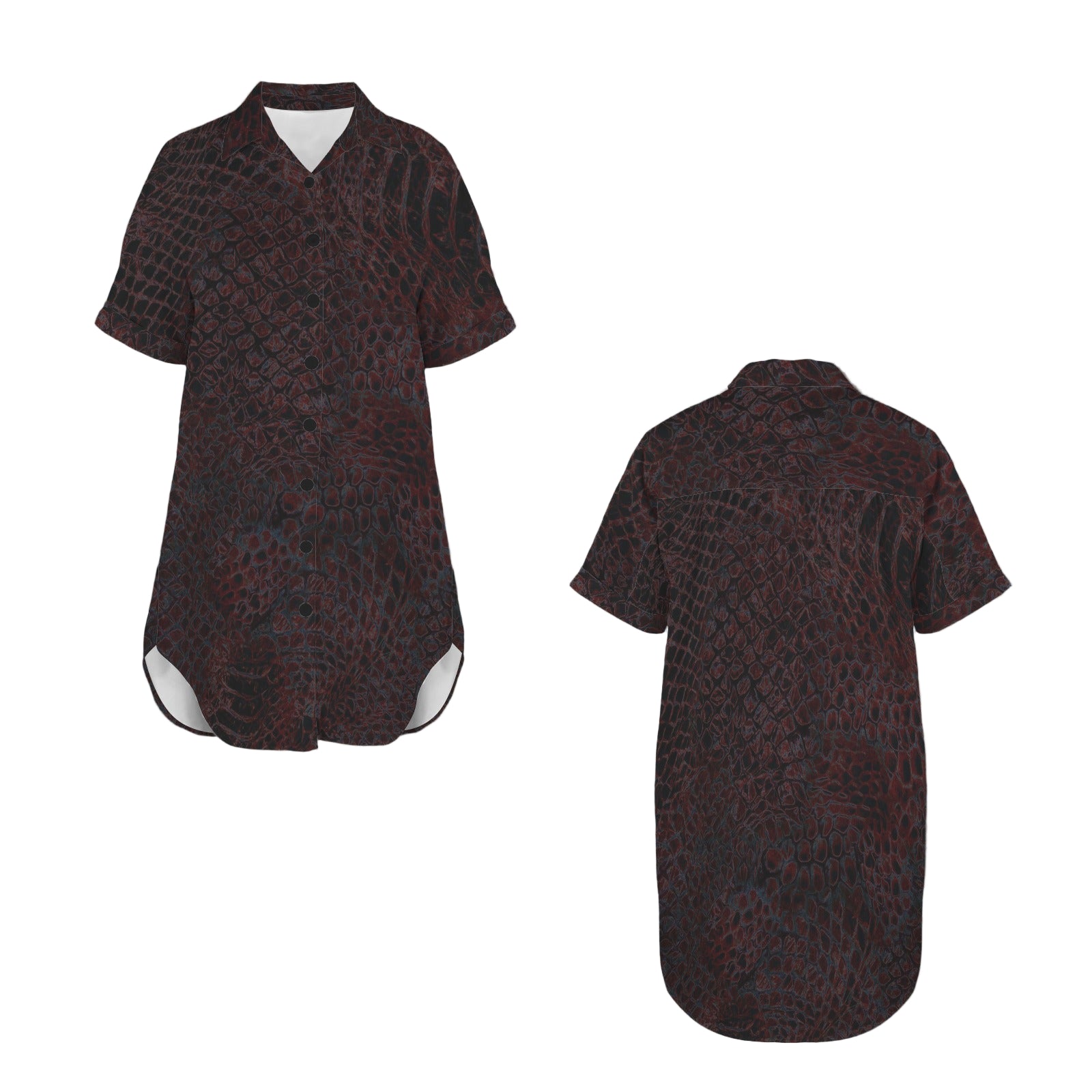 ANTIBrand Shedding Skin Wyvern Skin Shirt Dress