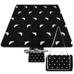 Custom Square Foldable Portable Picnic Mat With Carry Strap