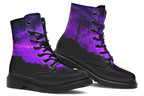 ANTIBrand 1999 Boots - Gothic Purple Twilight Lace-Up Boots