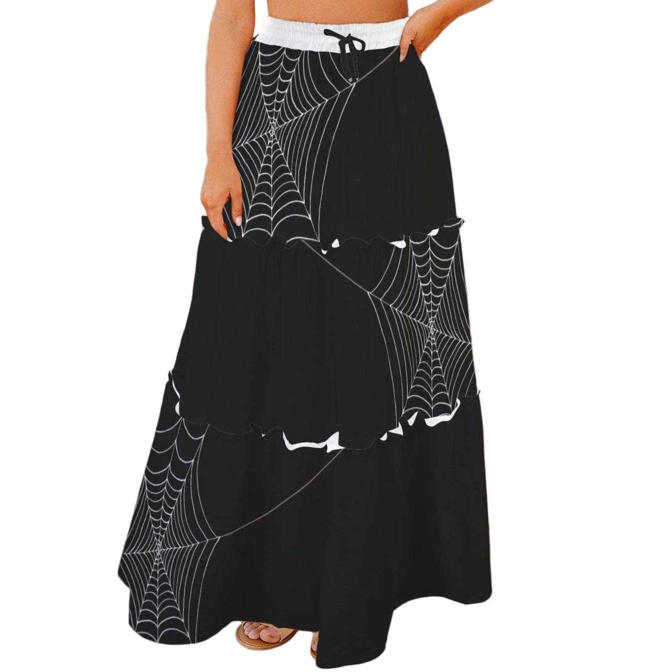 ANTIBrand Caught Up in Your Web Maxi Skirt