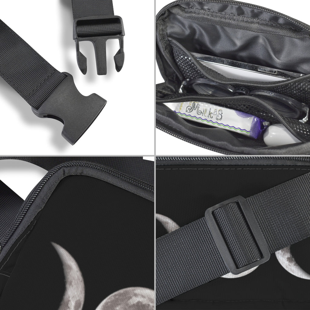 Triple Moon Goddess Belt Bag