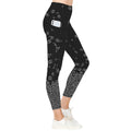 Really Tumbling White Skulls Gym Legging with Pockets
