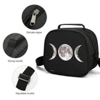 Triple Goddess Insulated Lunch Bag With Crossbody Strap &amp; Top Handle Thermal Cooler Tote