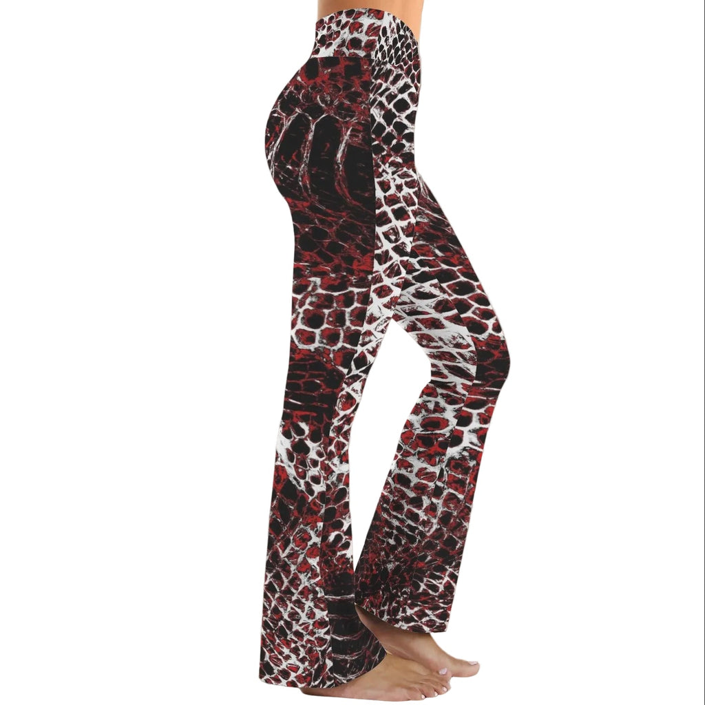 ANTIBrand Activewear Basilisk Skin Yoga Flares