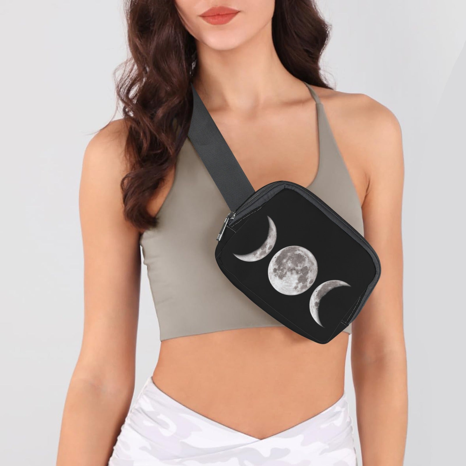 Triple Moon Goddess Belt Bag