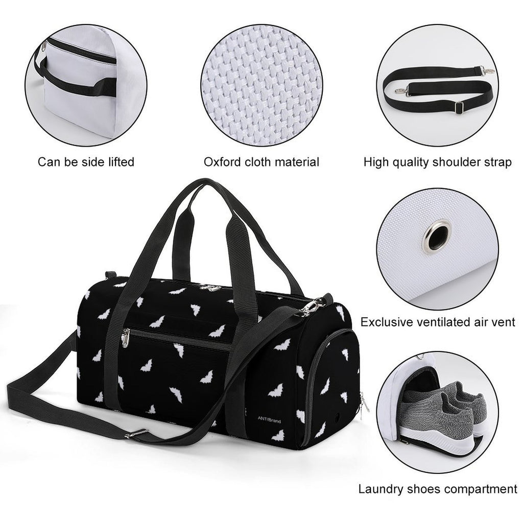 Bats on Repeat Gym Bag