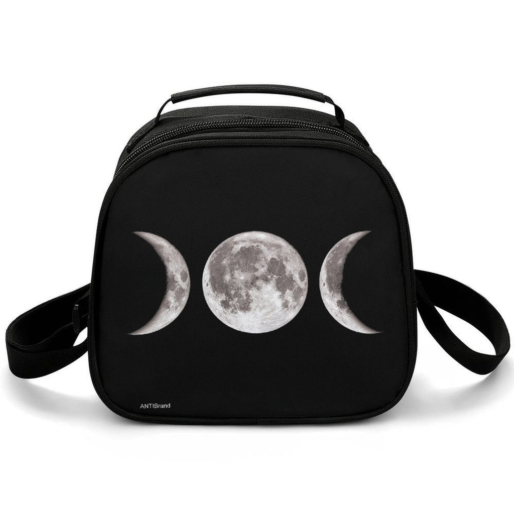 Triple Goddess Insulated Lunch Bag With Crossbody Strap &amp; Top Handle Thermal Cooler Tote