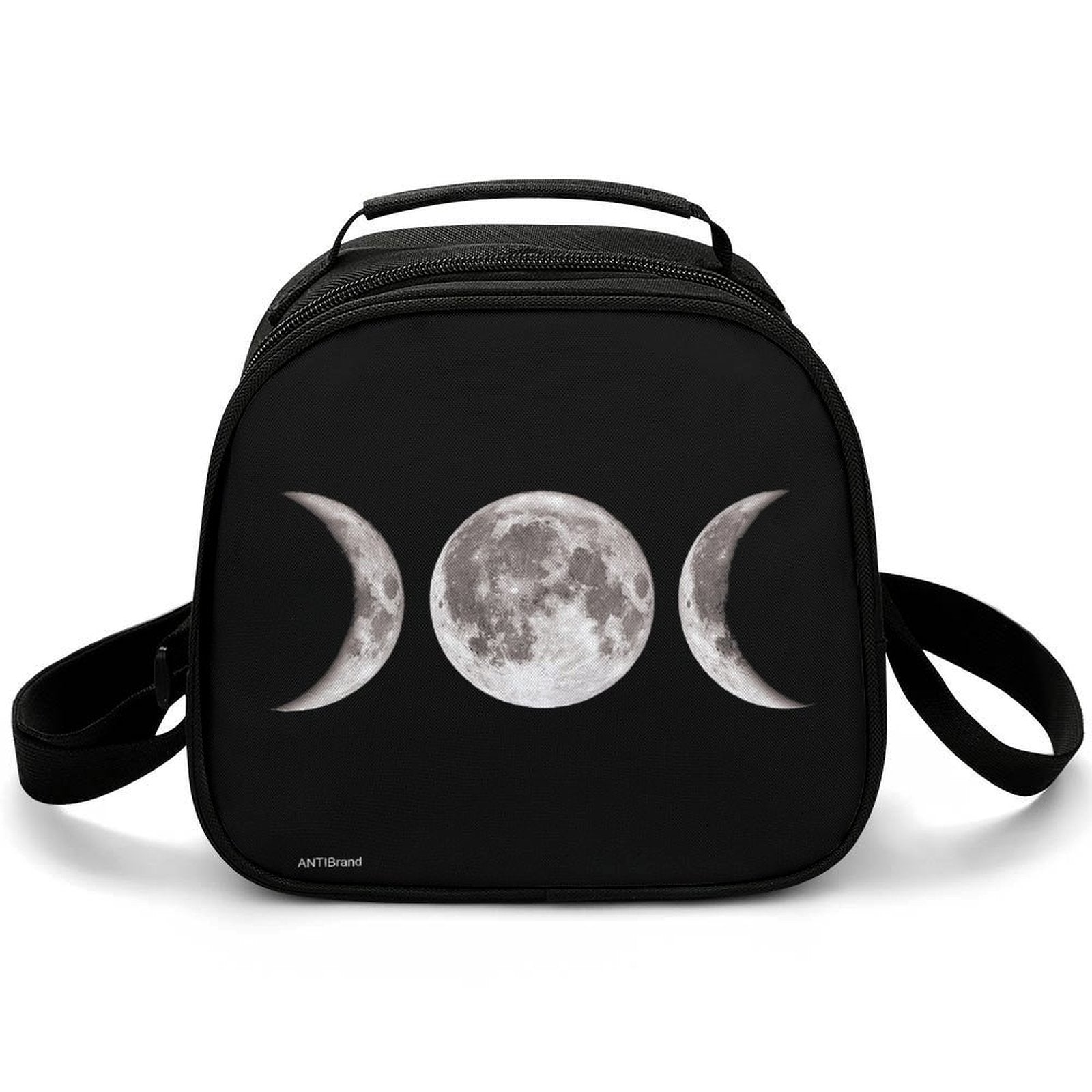 Triple Goddess Insulated Lunch Bag With Crossbody Strap &amp; Top Handle Thermal Cooler Tote