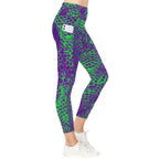 ANTIBrand Shedding Skin Monster Skin Gym Leggings with Pockets