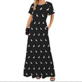 ANTIBrand Bats on Repeat Maxi Dress with Pockets
