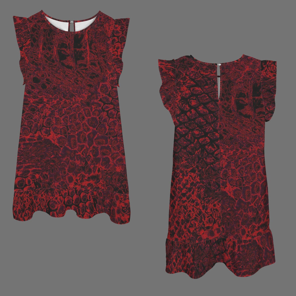 ANTIBrand Bloodscale Ruffle Mini Dress