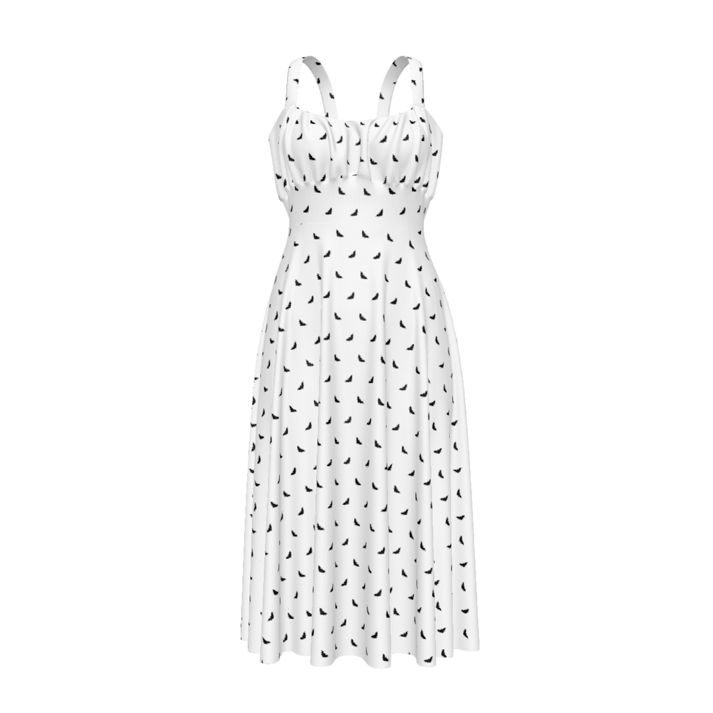 Polka Bats Floaty Dress
