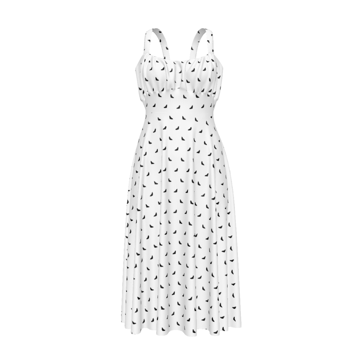 Polka Bats Floaty Dress
