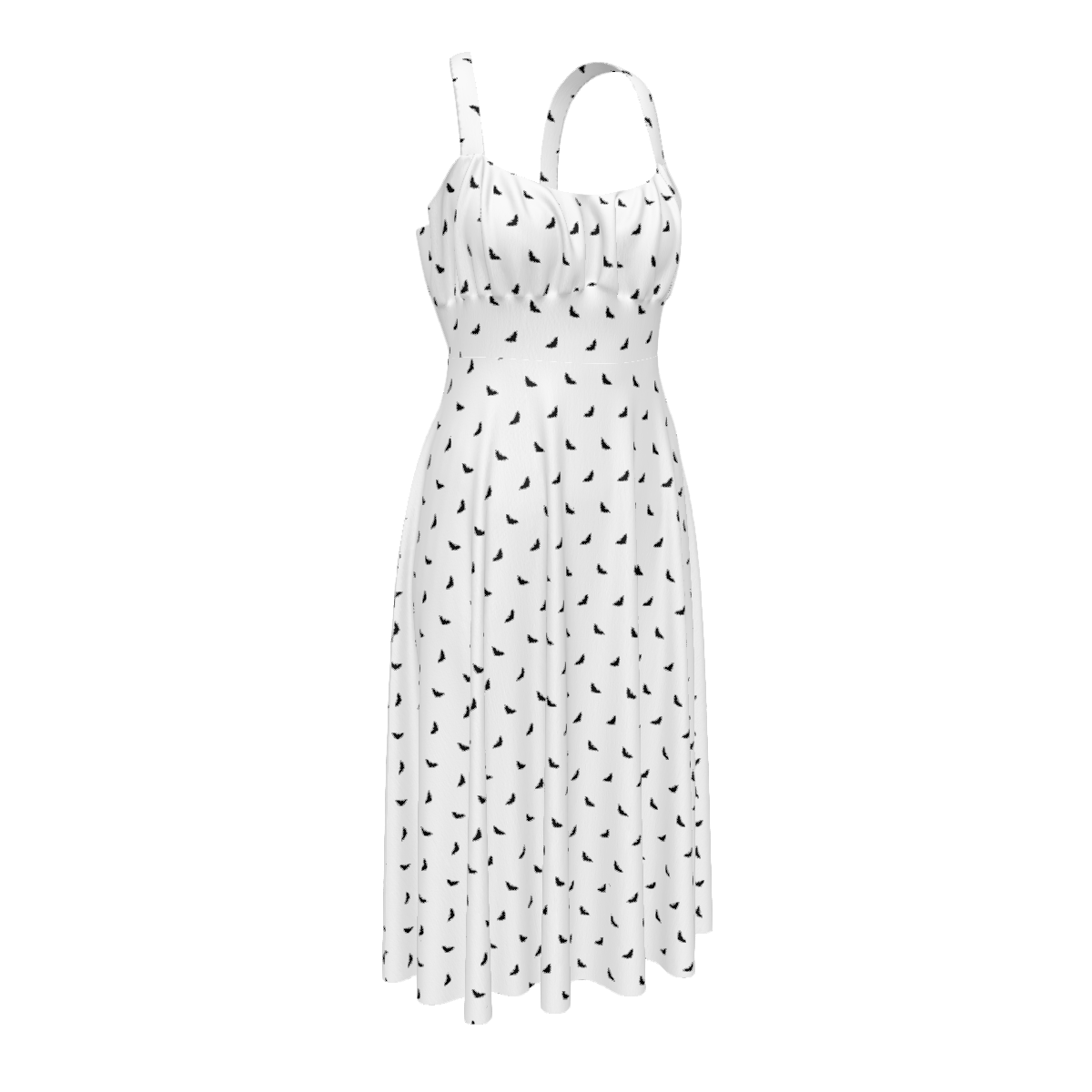 Polka Bats Floaty Dress