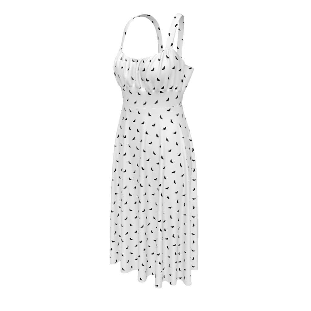 Polka Bats Floaty Dress