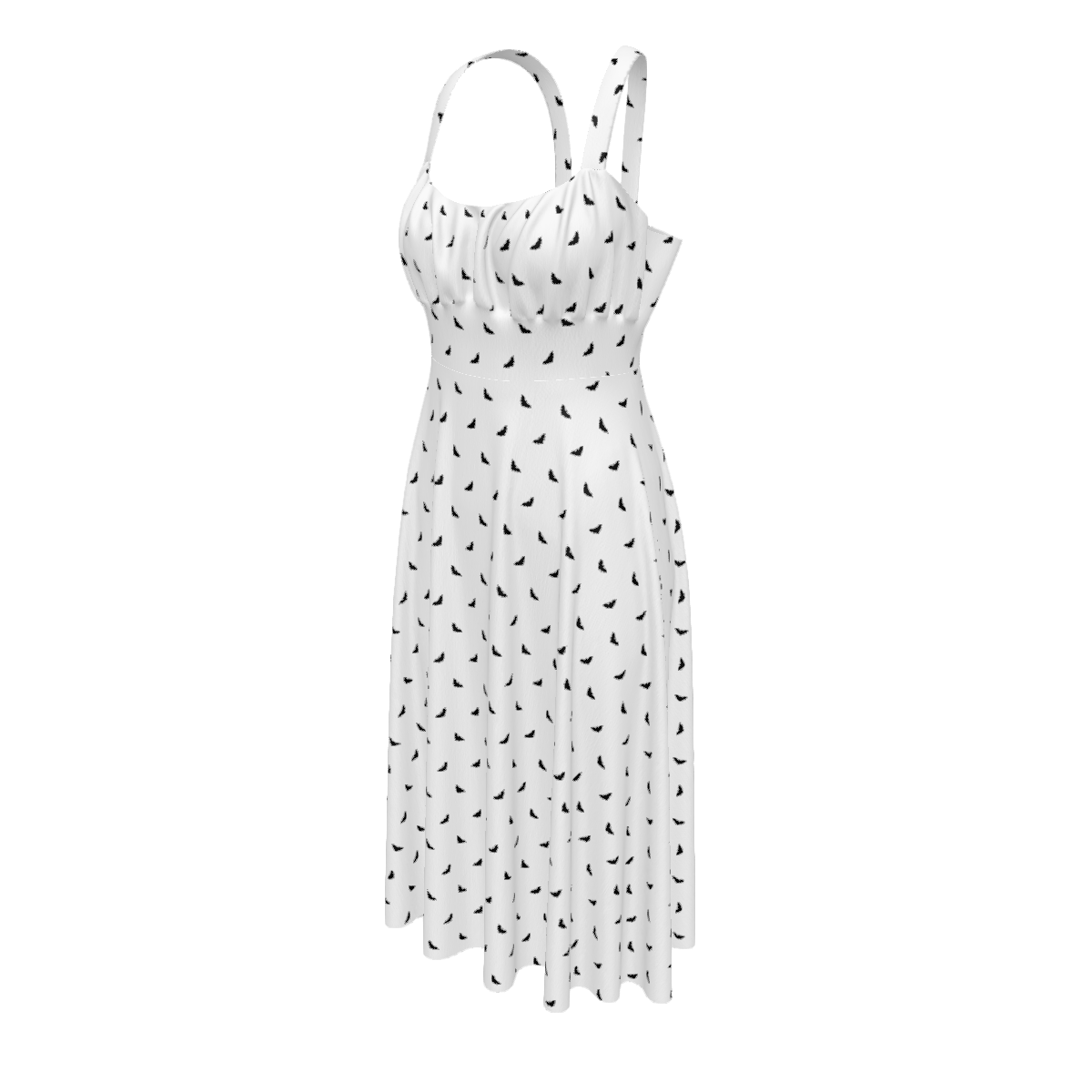 Polka Bats Floaty Dress
