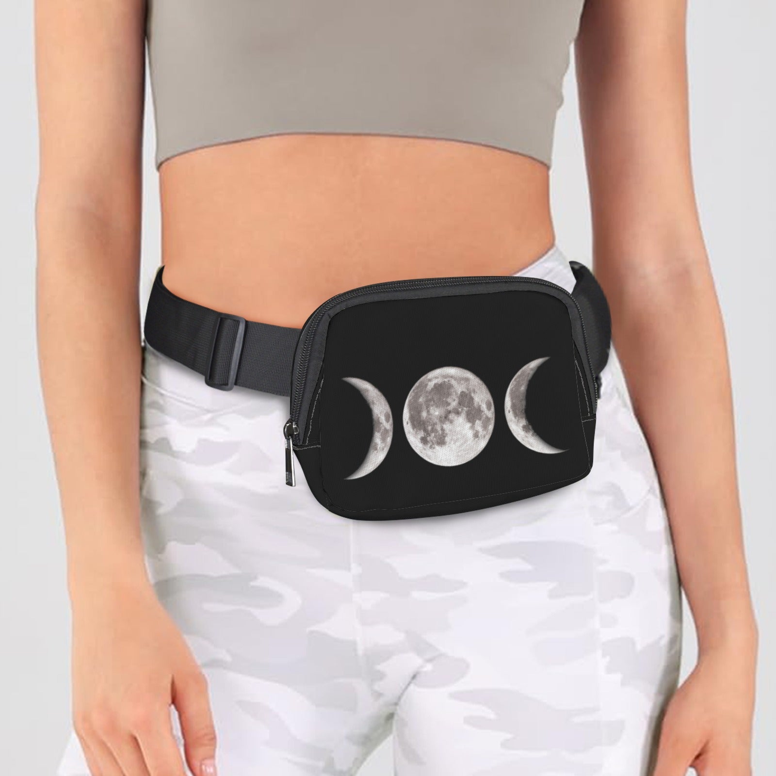 Triple Moon Goddess Belt Bag