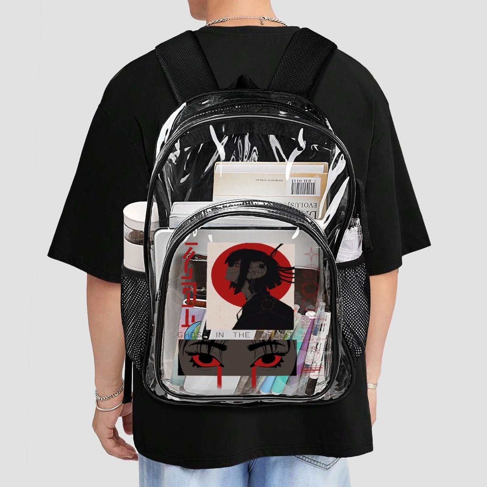 Ghost in the Circuit Clear Backpack