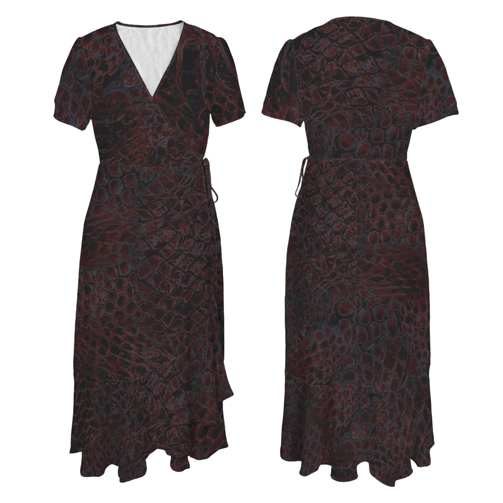 ANTIBrand Shedding Skin Wyvern Skin Wrap Dress