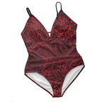 ANTIBrand Bloodscale V-Neck Ruched Swimsuit