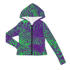 Shedding Skin Monster Skin Sportswear Hoodie with Thumb Holes