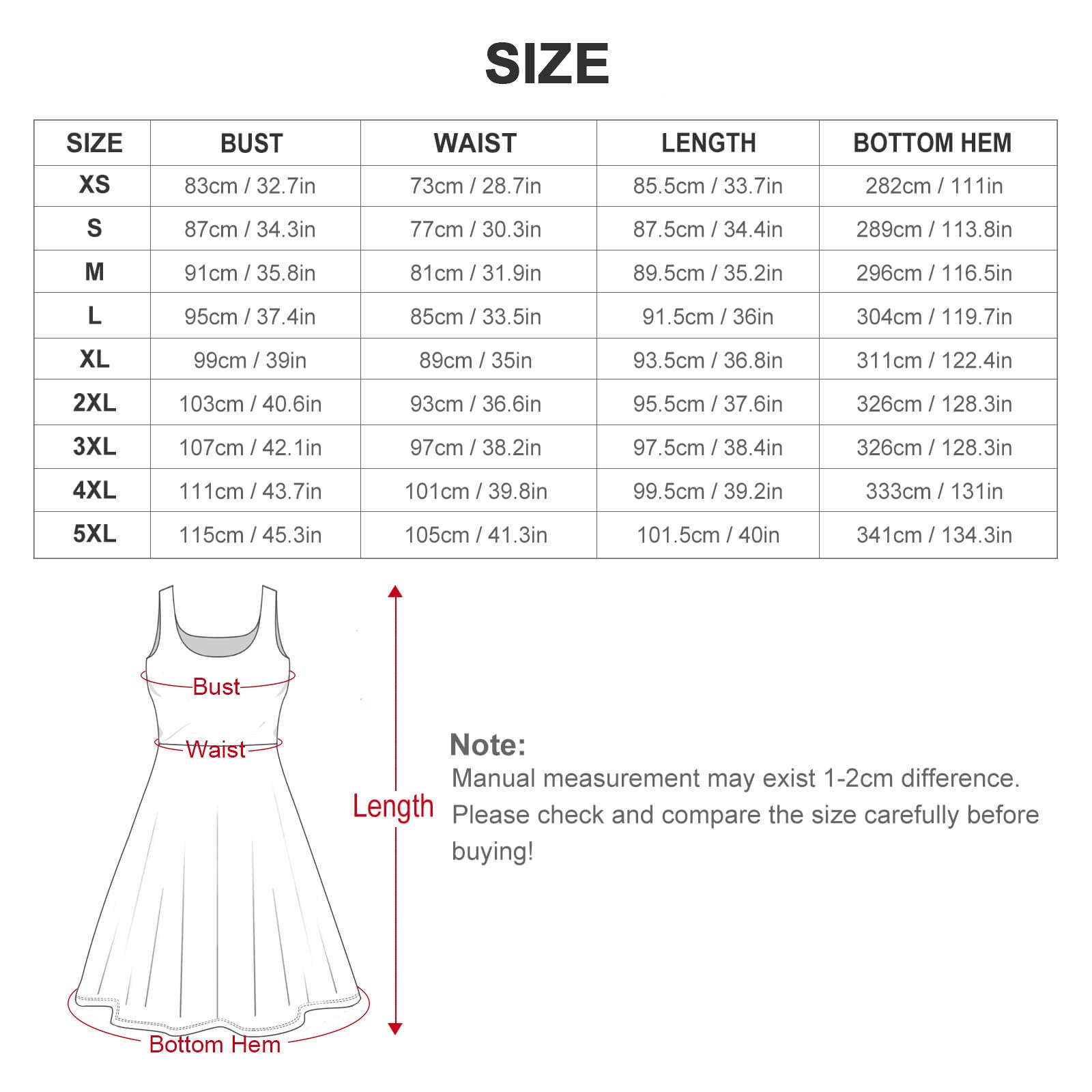 All Over Print Women's Sleeveless Round Neck A-Line Skater Dress