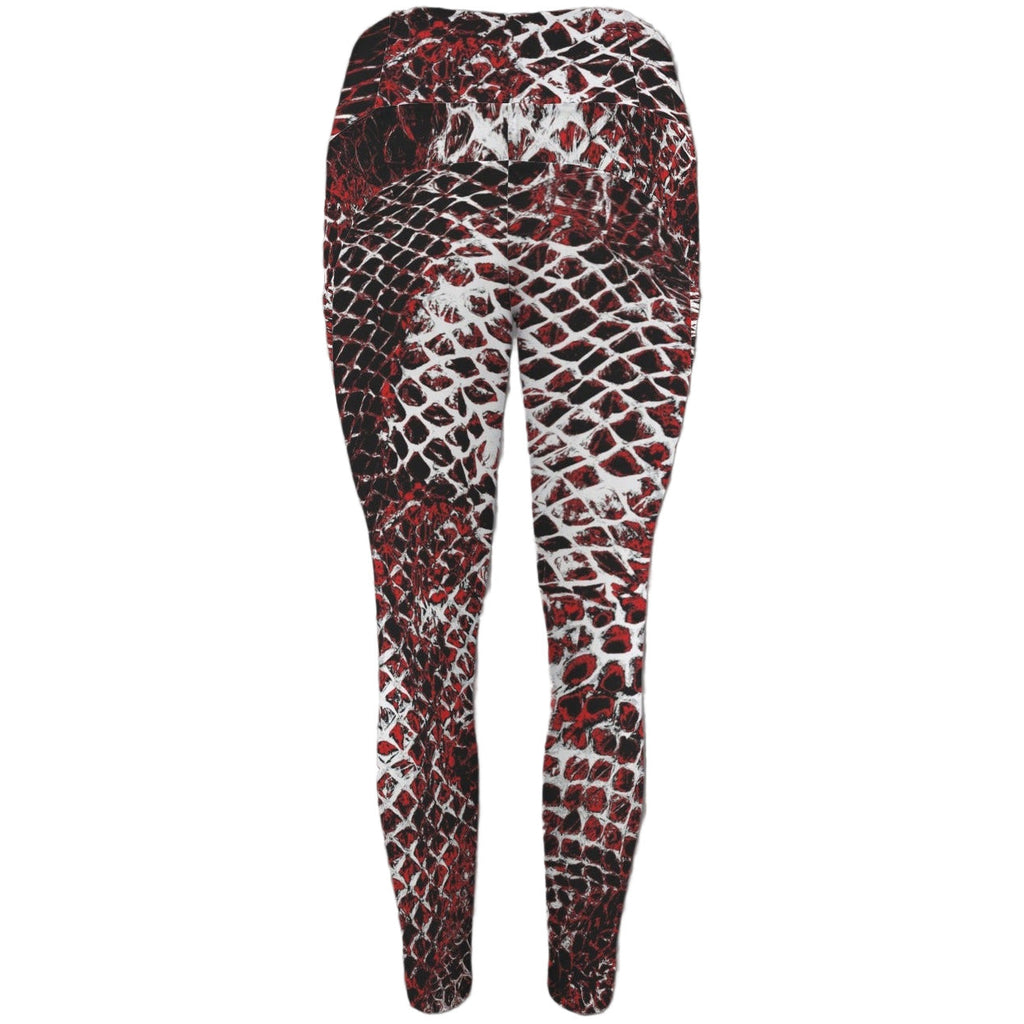 ANTIBrand Sportswear Basilisk Skin Gym Leggings with Pockets