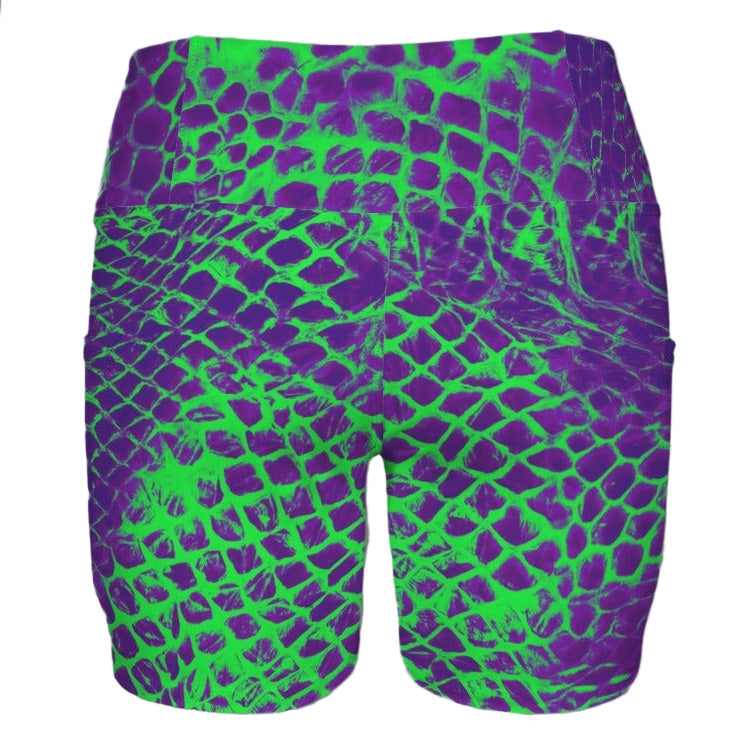 ANTIBrand Shedding Skin Monster Skin Cycling Shorts with Pockets