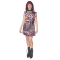ANTIBrand Basilisk Skin Ruffle Mini Dress
