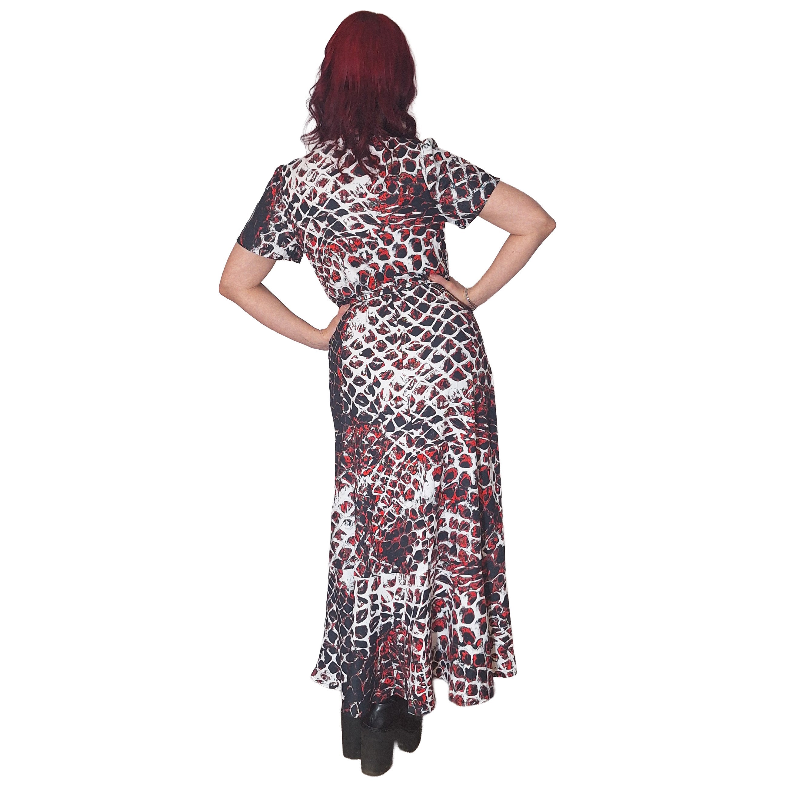 ANTIBrand Basilisk Skin Wrap Dress