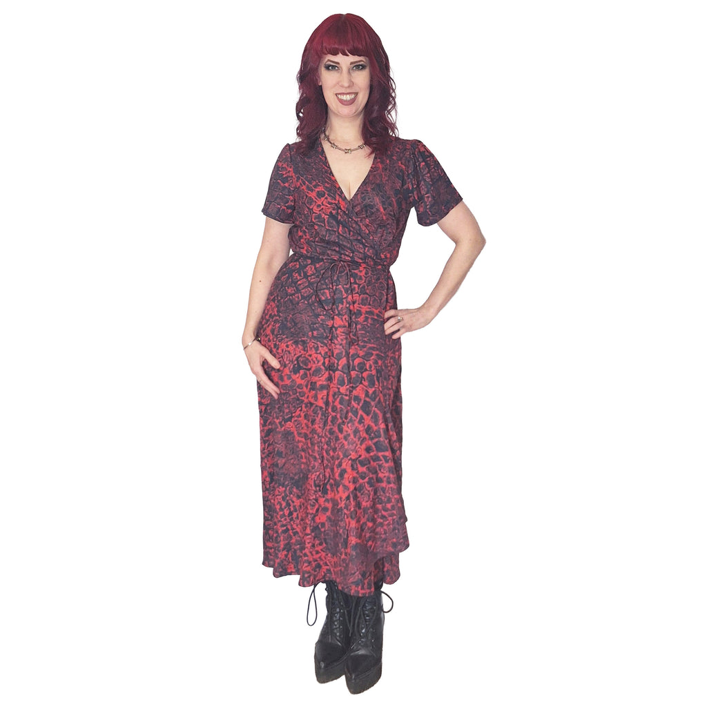 ANTIBrand Bloodscale Wrap Dress