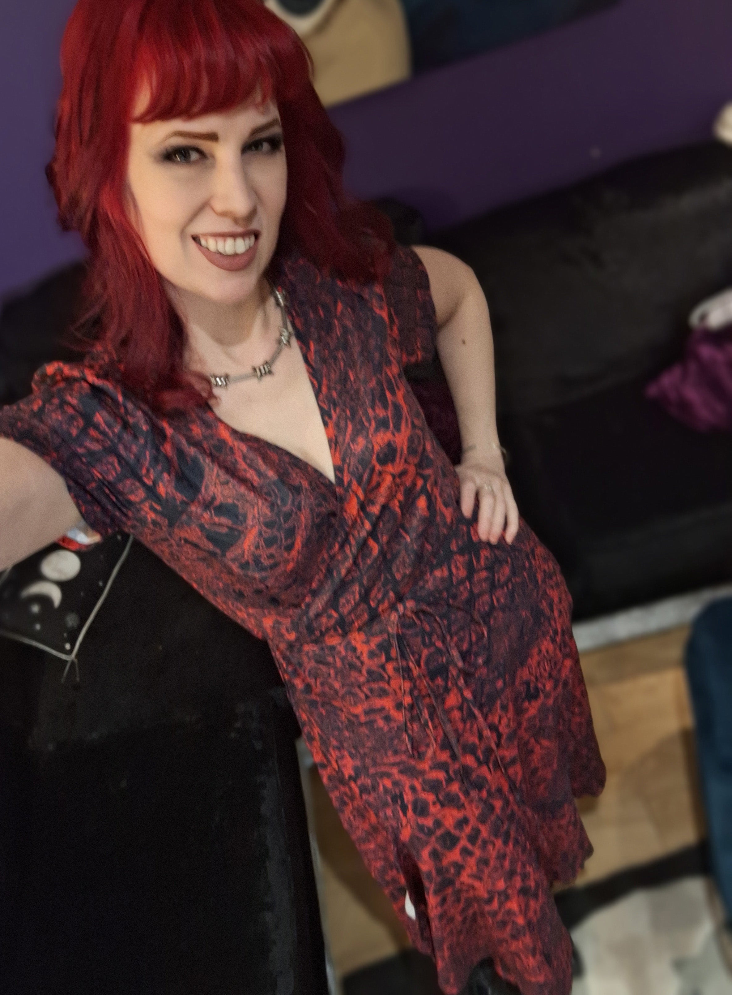 ANTIBrand Bloodscale Wrap Dress