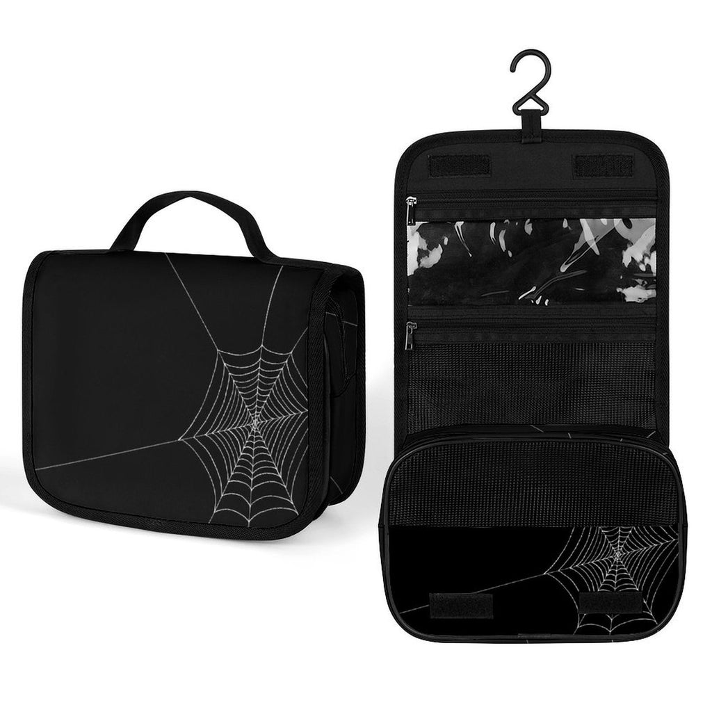 ANTIBrand Caught in Your Web toiletries bag hanging gothic case