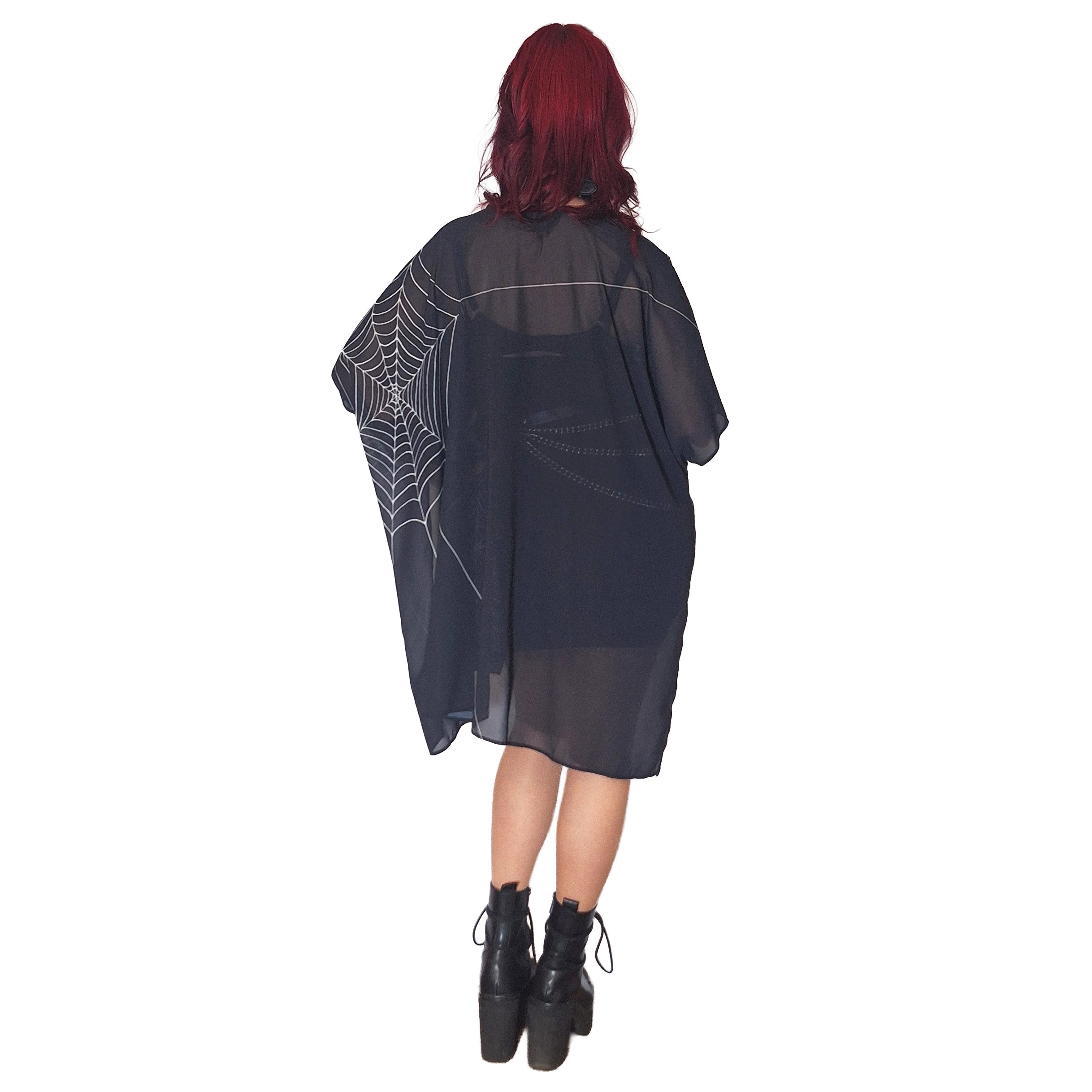 ANTIBrand Caught in Your Web Chiffon Shawl