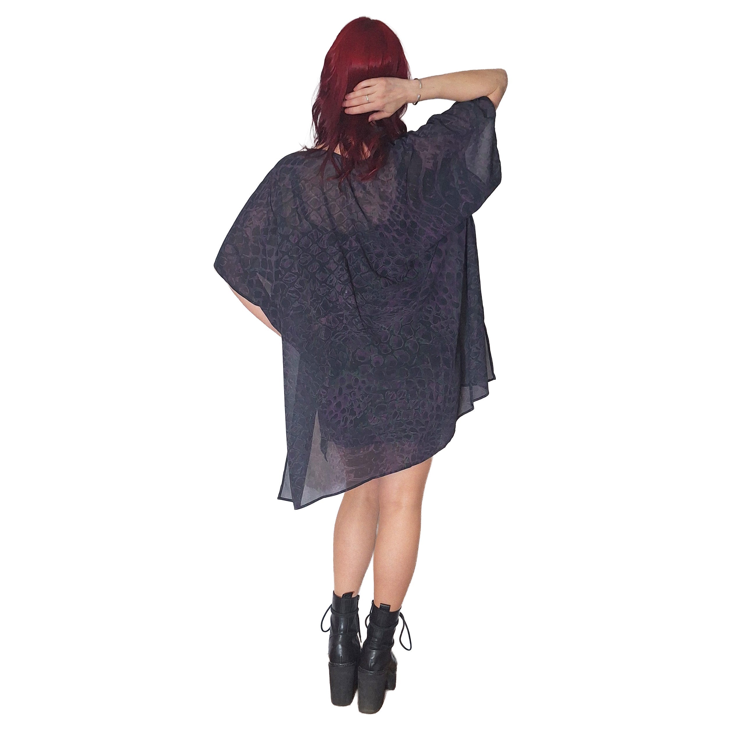 ANTIBrand Hydra Skin Chiffon Style Shawl