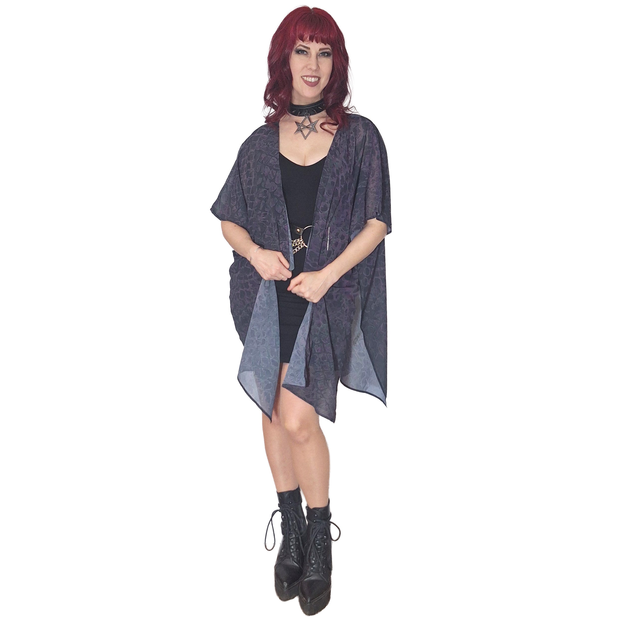 ANTIBrand Hydra Skin Chiffon Style Shawl
