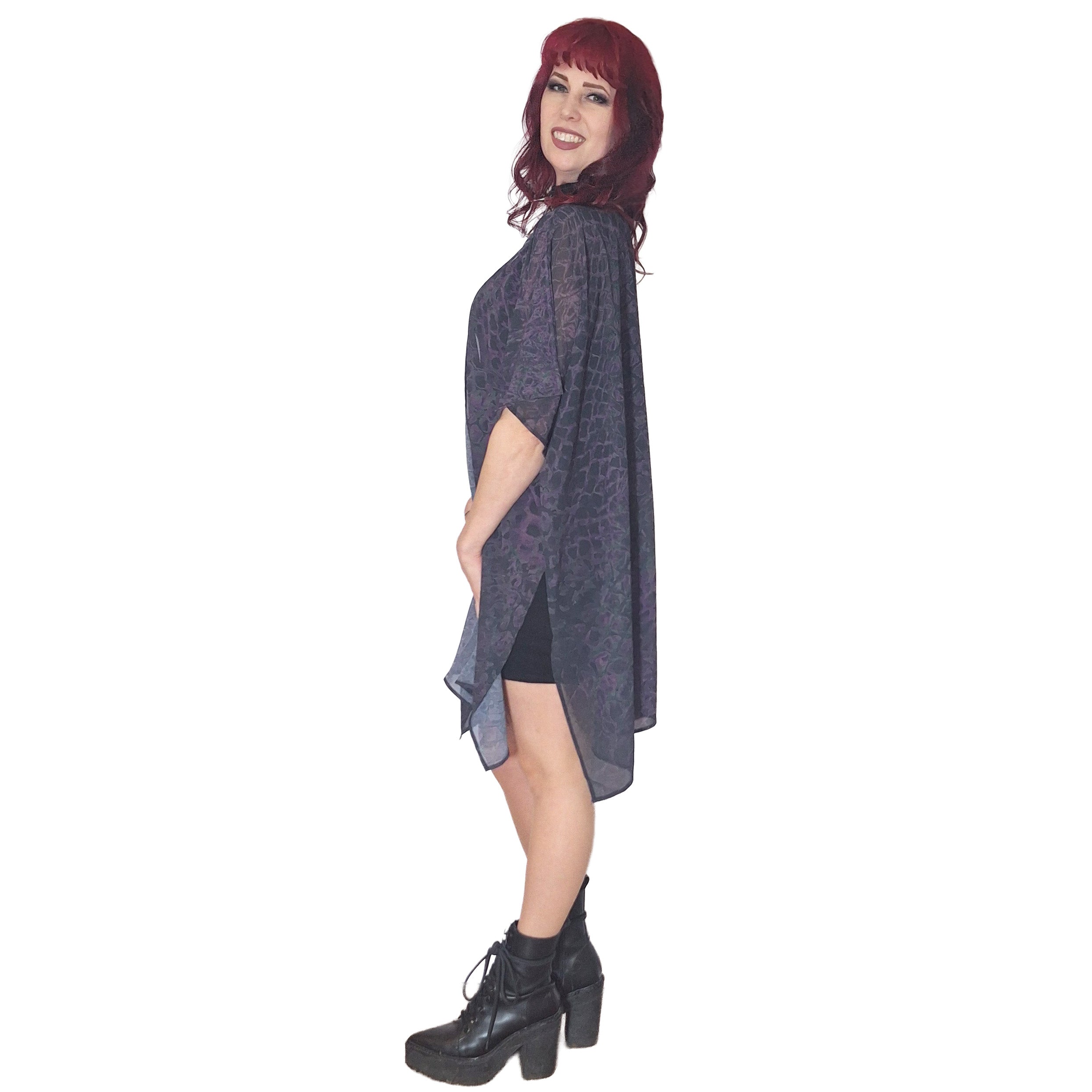 ANTIBrand Hydra Skin Chiffon Style Shawl