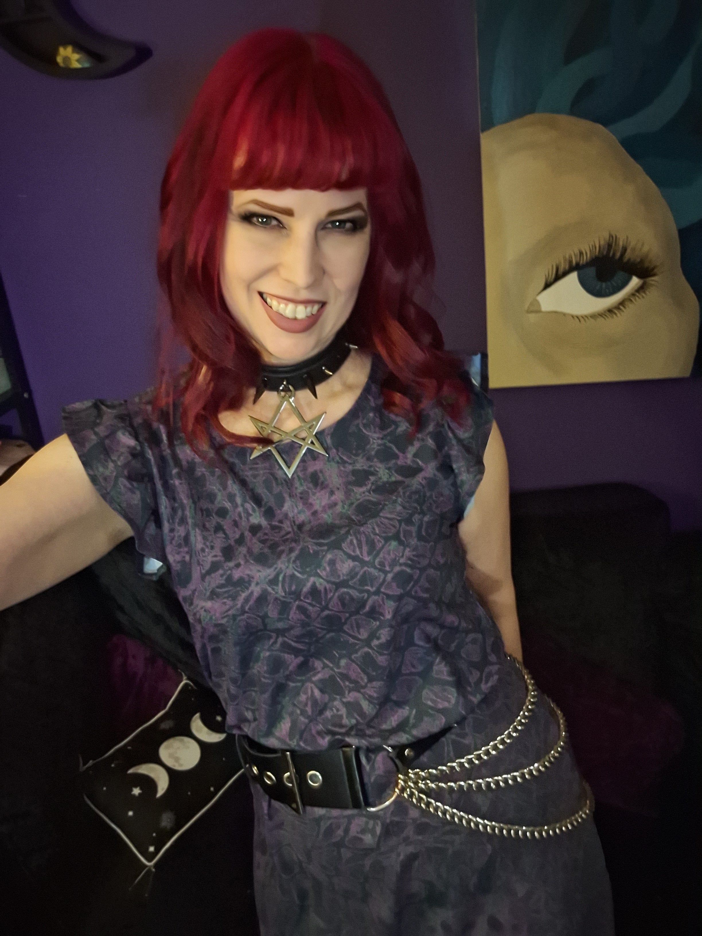 ANTIBrand Hydra Skin Ruffle Mini Dress