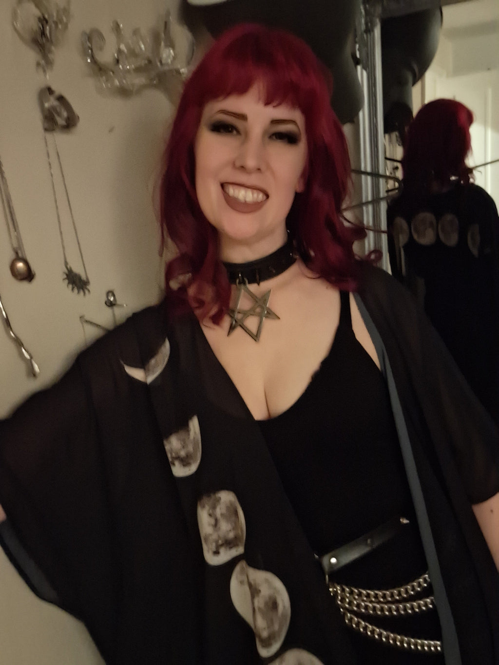 ANTIBrand Moon Phases Chiffon Shawl