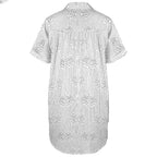 ANTIBrand Nocturne Lines Corporate Goth Shirt Dress Back