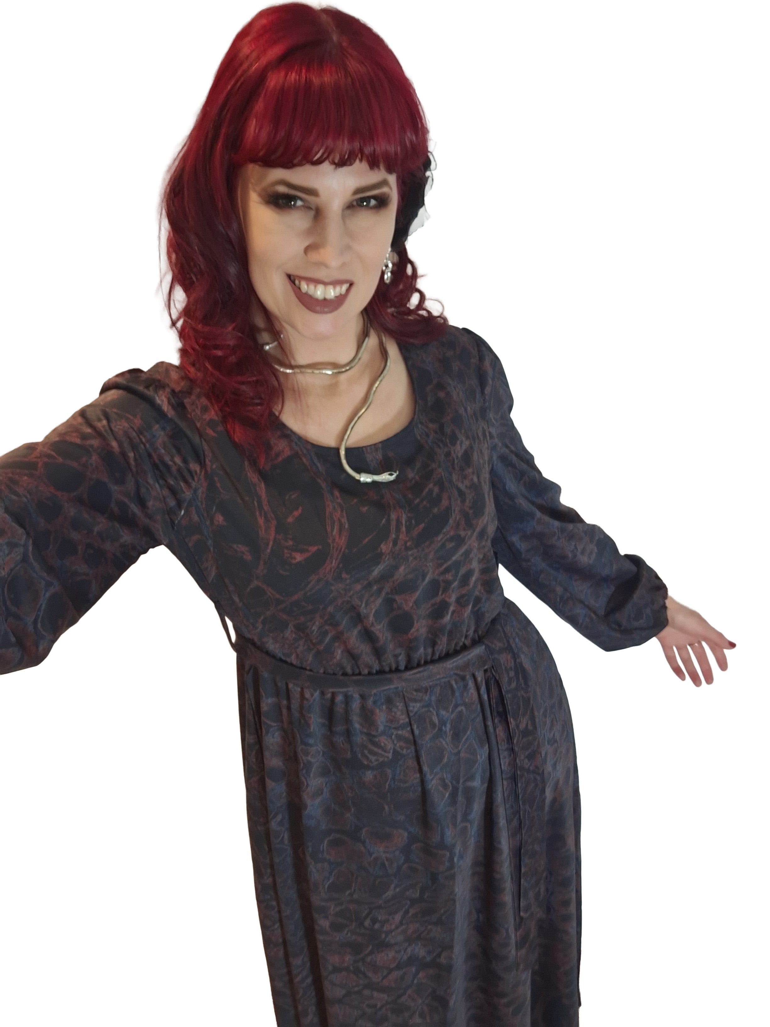 ANTIBrand Shedding Skin Wyvern Skin Maxi Dress