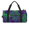 ANTIBrand Shedding Skin monster skin gym duffle bag neon green purple