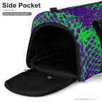 ANTIBrand neon textile graphic aesthetic large capacity duffle bag