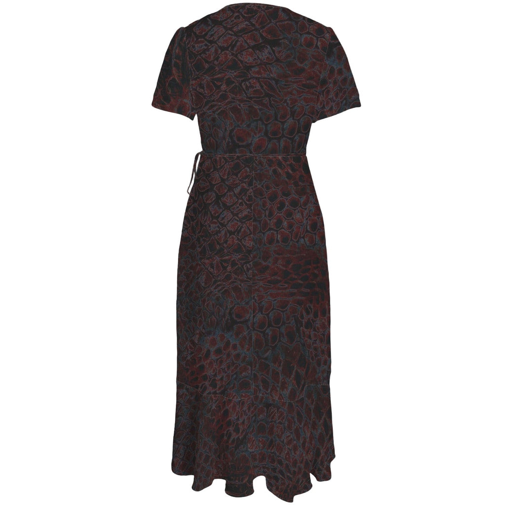 ANTIBrand Shedding Skin Wyvern Skin Wrap Dress